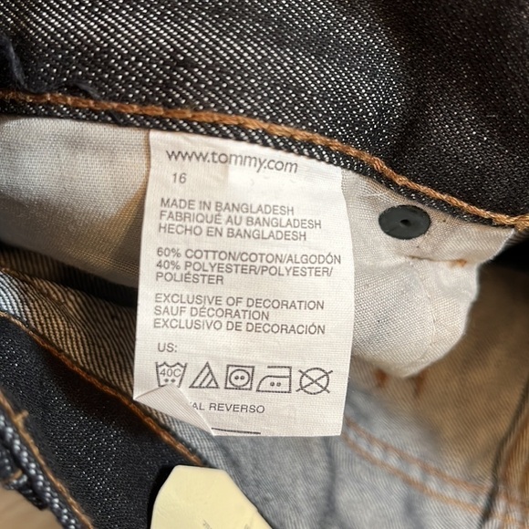 NWT Tommy Hilfiger Straight Leg Boys Jeans Size 16 - Picture 11 of 16